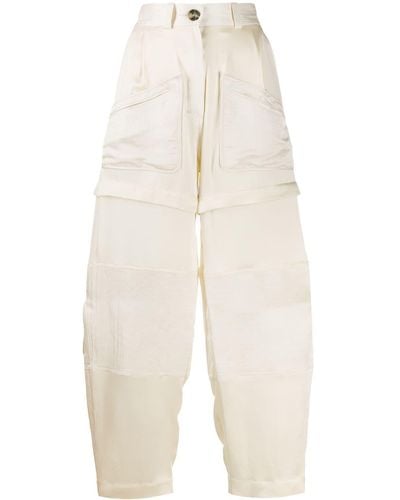 Lanvin Pantalon à design ample - Neutre