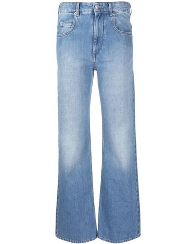 Isabel Marant Jeans svasati a vita alta - Blu