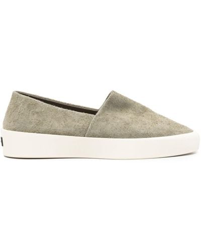 Fear Of God Suede Slip-on Trainers - Green