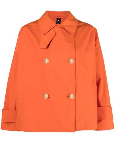Mackintosh Impermeabile Humbie con cappuccio - Arancione
