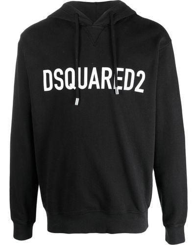 DSquared² ディースクエアード ロゴ パーカー - ブラック