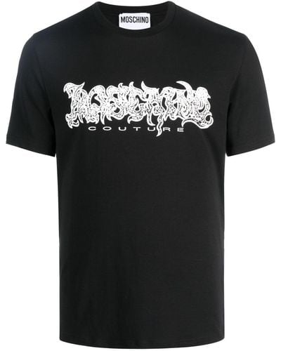 Moschino ロゴ Tシャツ - ブラック