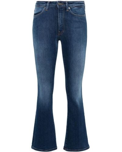 Dondup Jeans svasati con applicazione - Blu