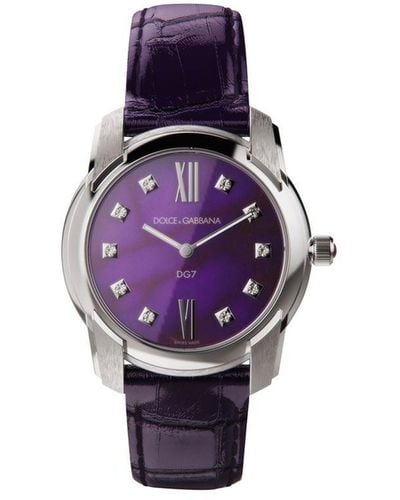 Dolce & Gabbana Reloj DG7 de 40mm - Morado