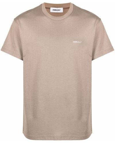 Ambush Camiseta con logo pequeño estampado - Neutro