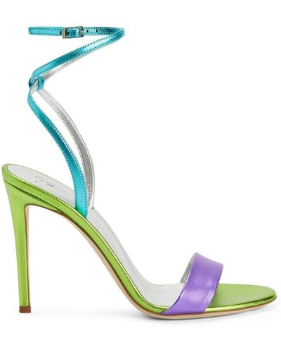 Giuseppe Zanotti Darsey メタリック サンダル 売り出し正本