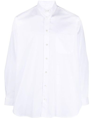 Mackintosh Button-up Long-sleeve Shirt - White