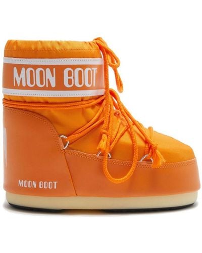 Moon Boot Icône de la lune icône bottines de ski basse - Orange