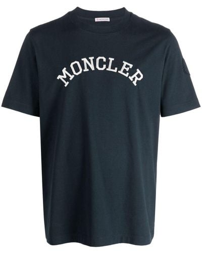 Moncler T-shirt con ricamo - Nero