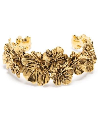 Goossens Talisman Poppy Flower Bracelet - Metallic
