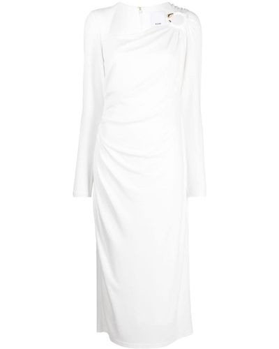 Acler Anderston ロングスリーブ ドレス - ホワイト