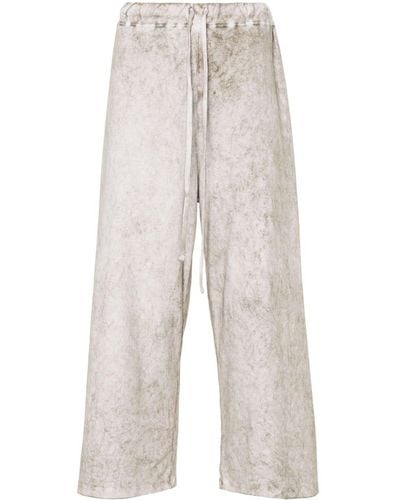 Lauren Manoogian Lunar cropped straight trousers - Blanco
