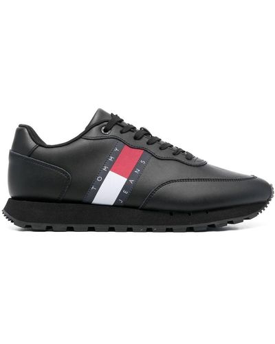 Tommy Hilfiger Sneakers con applicazione - Nero