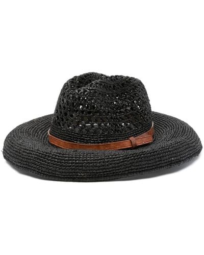 IBELIV Soa Raffia Hat - Black