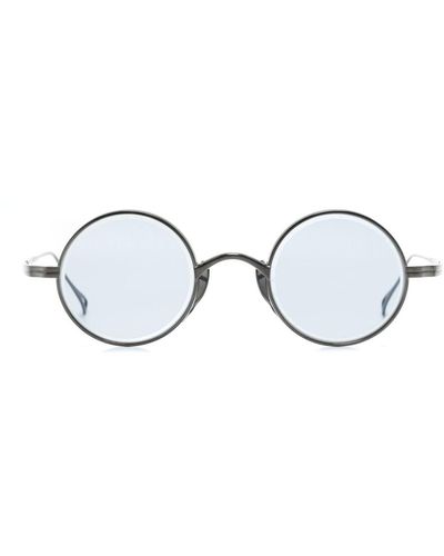 Kame Mannen 99 Round-frame Sunglasses - Metallic