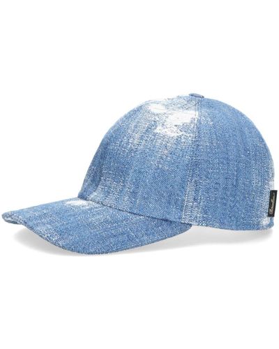 Borsalino Hiker Jeans-Baseballkappe - Blau