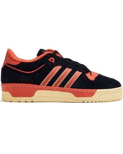 adidas Rivalry 86 Lace-up Suede Trainers - Red