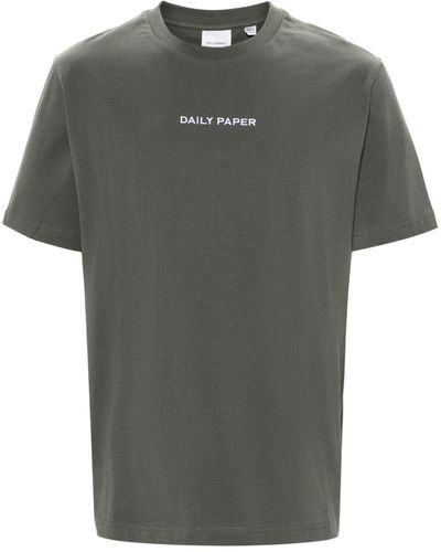 Daily Paper Logotype Tシャツ - グリーン