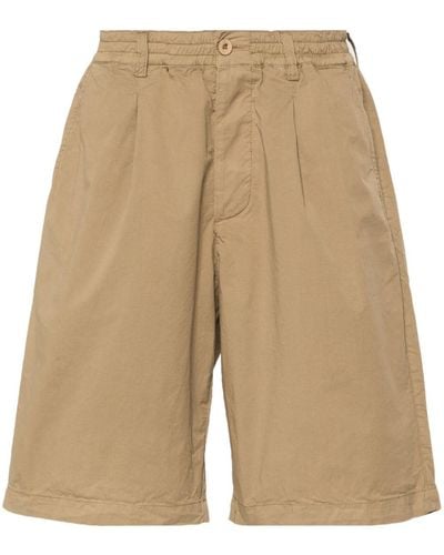 Paura Harrison Cotton Shorts - Natural