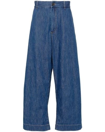 Studio Nicholson Jeans a gamba ampia - Blu