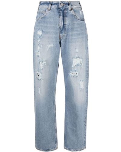Fortela Jeans im Distressed-Look - Blau