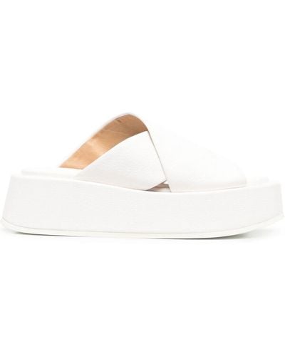 Marsèll Chunky Platform Sandals - White