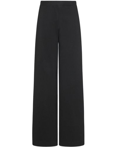 Rosetta Getty Pantalon en coton stretch à coupe droite - Noir