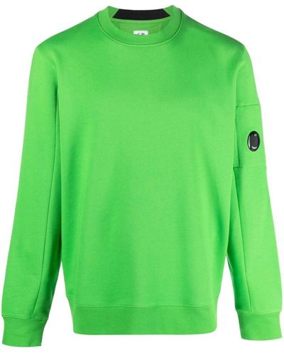C.P. Company Sweater Met Logopatch - Groen