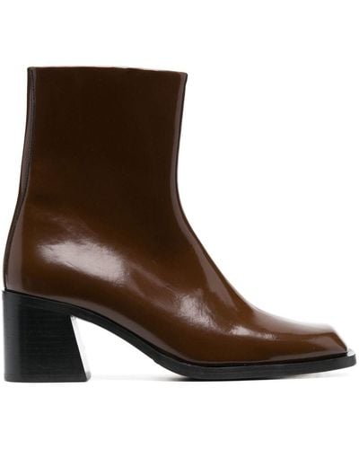 Filippa K Side-zip 70mm Ankle Boots - Brown
