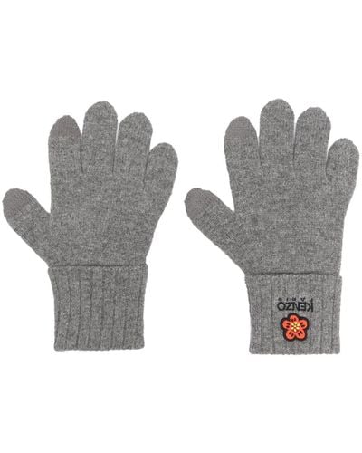 KENZO Handschuhe mit Boke Flower - Grau