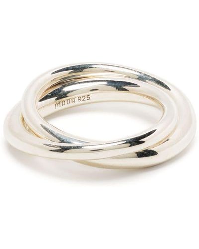 MAOR Ring mit poliertem Finish - Weiß
