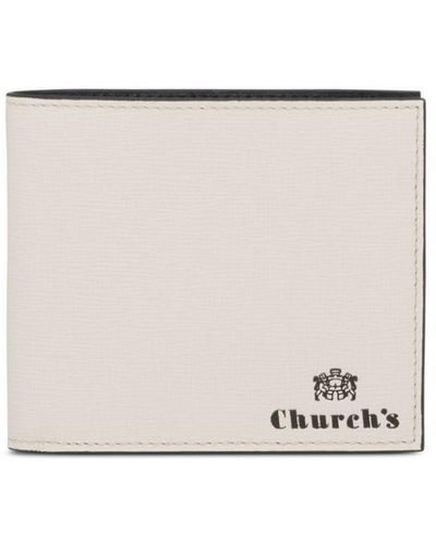 Church's St James Bi-fold Leather Wallet - White