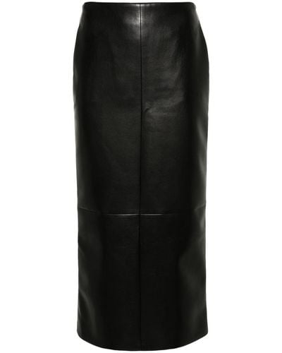 Philosophy Di Lorenzo Serafini Faux-leather Skirt - Black