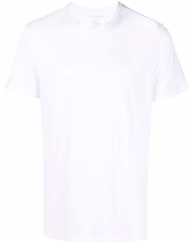 Majestic Filatures T-shirt à encolure ronde - Blanc