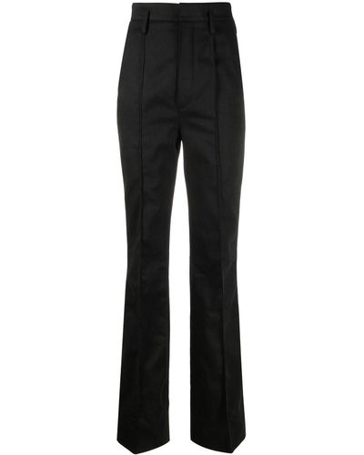 Saint Laurent High-waist Tailored Pants - Black