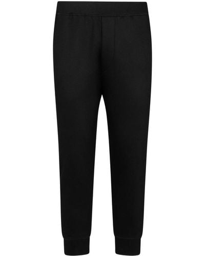 DSquared² Pantalones de chándal con logo bordado - Negro