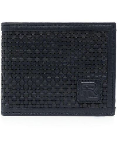 Ralph Lauren Purple Label Bi-fold Leather Wallet - Blue