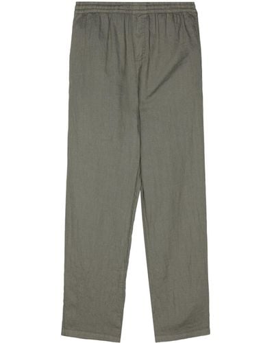 Aspesi Linen Straight Trousers - Grey