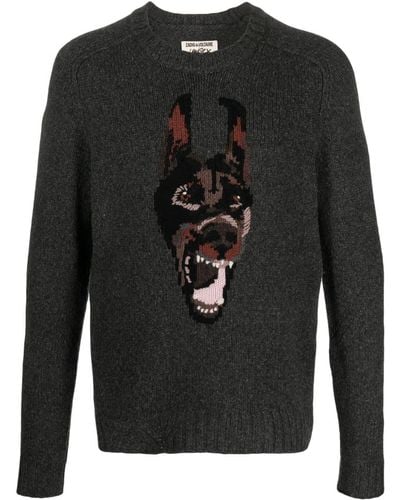 Zadig & Voltaire Jordan Merino Wool Sweater - Black