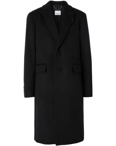Burberry Wool-cashmere Single-breasted Coat - Black