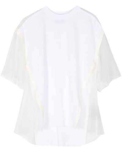 Undercover Layered cotton T-shirt - Weiß