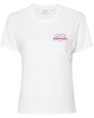 Mc2 Saint Barth X Insulti Luminosi Cotton T-shirt - ホワイト