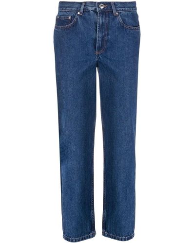 A.P.C. Jeans dritti crop - Blu