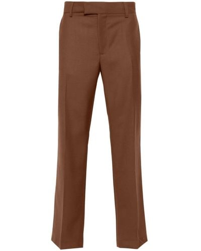 Séfr Mike Suit Straight-leg Trousers - Brown