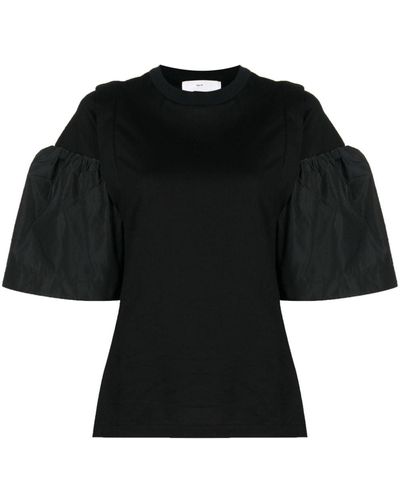 Toga Blouse Met Korte Mouwen - Zwart