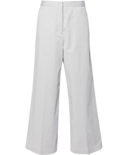 Fabiana Filippi Wide-leg tailored trousers - Weiß