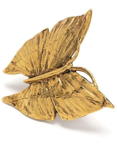 Goossens Butterfly Pendant Ring - Metallic