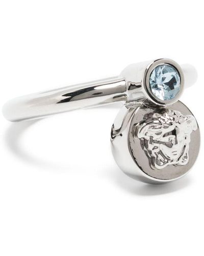 Versace Ring Met Medusa Plakkaat - Metallic