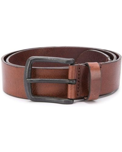 DIESEL B-line Leather Belt - Brown