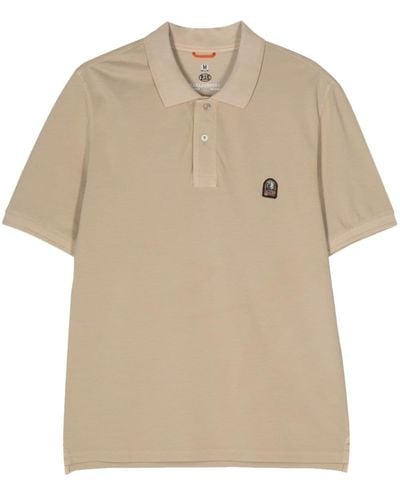 Parajumpers Logo-patch Polo Shirt - Natural